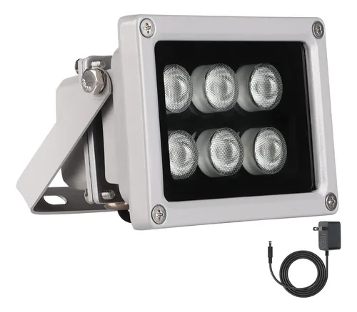Iluminador Infrarrojo Univivi, Leds De 850 Nm Y 6 Leds, Ángu
