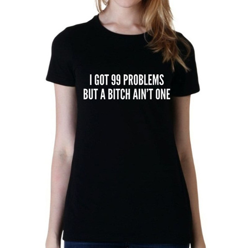 Remera De Mujer 99 Problems But A Witch Ain't One Bruja M1