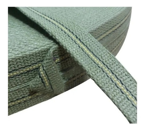 Enrollador Cinta Persiana Galvanizado 6mts + 6m Cinta Verde