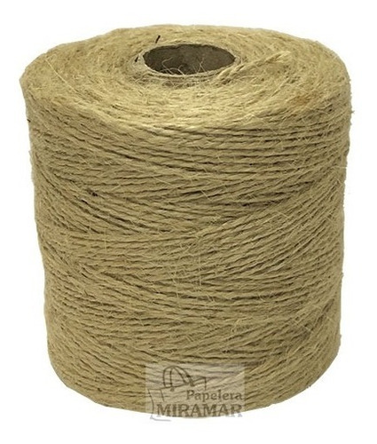 Hilo Yute No.1 (aprox 1mm X 250mt) Cordon Fino No Sisal