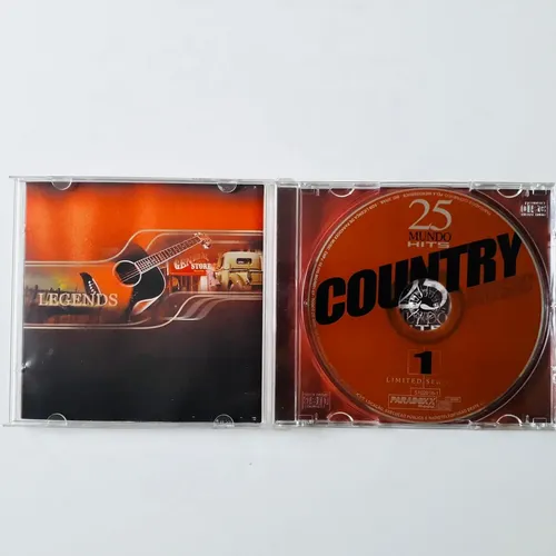 Cd Country Music Legends - 25 Mundo Hits 1 - Limited Series