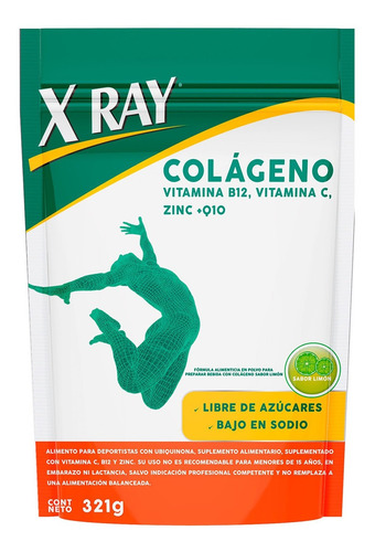 X Ray Colágeno Doypack Polvo 321g Sabor Limón