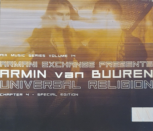 Cd Armin Van Buuren - Universal Religion 4 - Armani