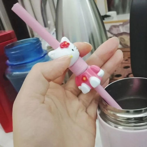 Popotes Hello Kitty Reusables, Paquete De 3 Piezas