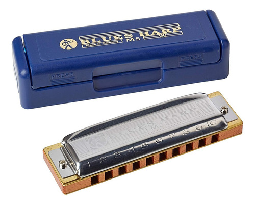 Armonica Hohner Blues Harp Diatonica 20 Voces En E (mi) Tono Mi