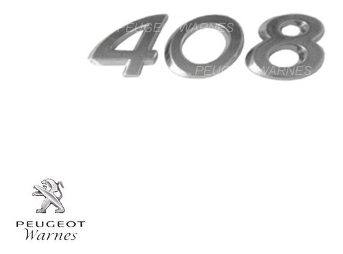 Monograma Emblema 408 100% Original Para Peugeot 408 Sport