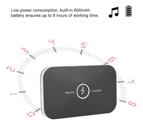 Transmisor Receptor Inalámbrico 2 En 1 Bluetooth5.0 A2dp