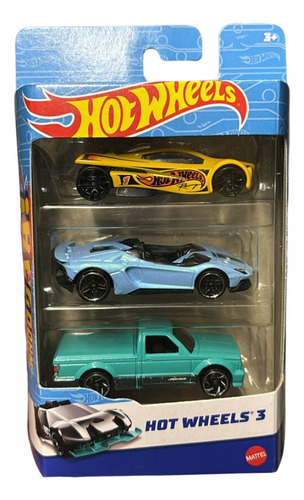 Hot Wheels - Carritos X 3 (3-pack)