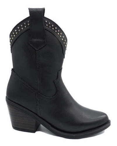 Botas Texanas Mujer Cuero Vacuno Savage Cierre Taco Gz90