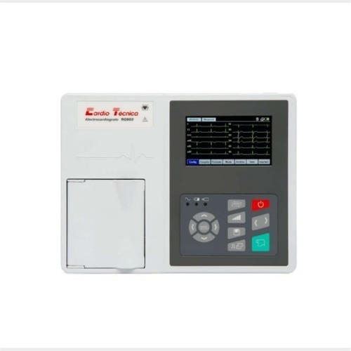 Imagen 2 de 2 de Electrocardiografo Cardiotecnica 12 Der Rg603 Pantalla Touch