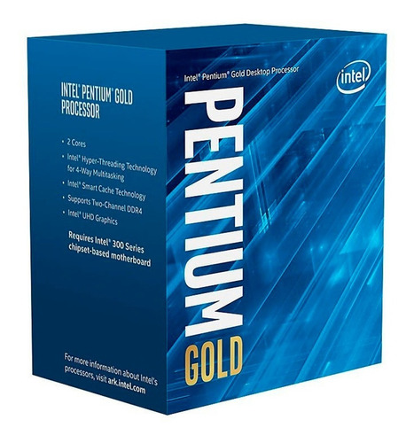 Procesador Intel Pentium Gold G5400 3.7 Ghz Coffeelake