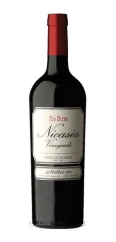 Imagen 1 de 1 de Vino Nicasia Red Blend Malbec 750ml Caja X 6u