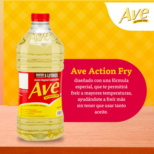 Aceite Ave Action Fry 3 Litros
