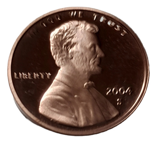 Moeda Usa One Cent Dólar Linconl Penny 2004s Original