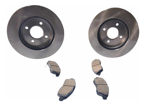 2 Discos Delantero + Balatas Delantero V-drive 1.6l 2021 Fp