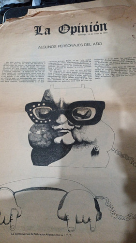 Hermenegildo Sabat Diario La Opinion 14 Mayo 1972 Dibujos