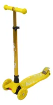 Comprar Monopatín Balanceo Infantil Posiciones Ruedas Luces Niños Color Amarillo Bipokids