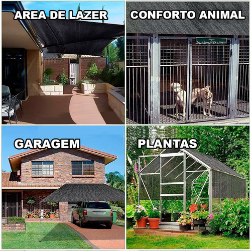 Tela De Sombreamento 4x5m 80% Com Ilhós Toldo Para Garagem, Carro, Proteção Contra Sol E Granizo Em Áreas Externas Mos Telas