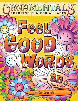 Libro Ornamentals Feel Good Words Coloring Book: 30 Posit...