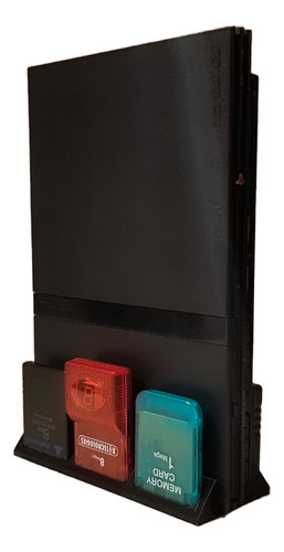 Soporte Vertical Para Playstation 2 Slim Y Memory Cards Ps2