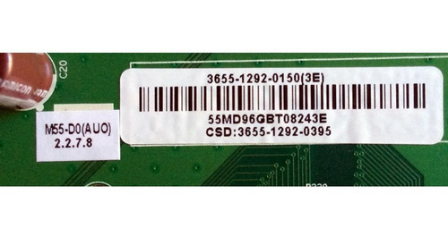 Main Vizio 3655-1292-0150 / 0171-2272-6203 / 3655-1292-0395 (Usado)