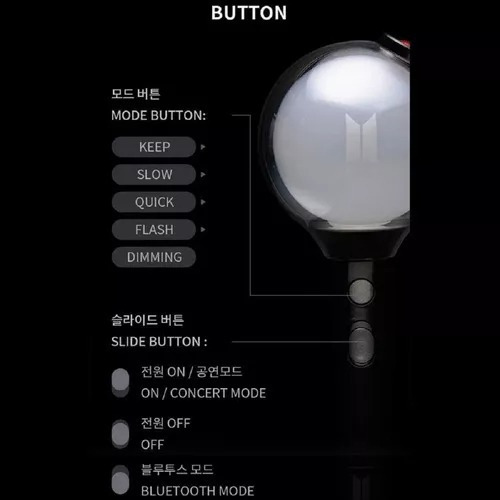 Bts Army Bomb Ver.4 Lightstick Original Bangtan Boys Lamp V4