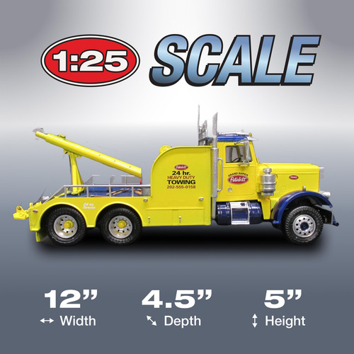 Camión De Remolque Amt Peterbilt 359 Escala 1/25 Negro