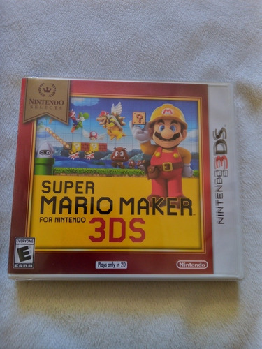 Juego Nintendo 3ds Super Mario Maker Sellado 