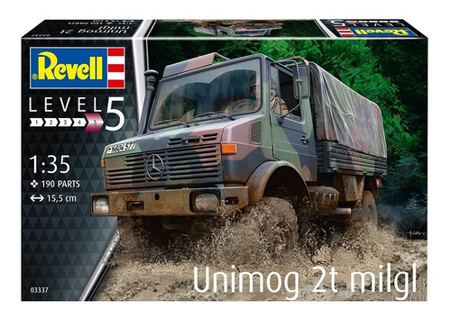 Maqueta Revell - Vehículo Militar Unimog 2t Milgl - 1:35