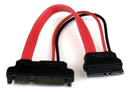 Startech.com Adaptador Sata A Sata Delgado De 6 Pulgadas Con
