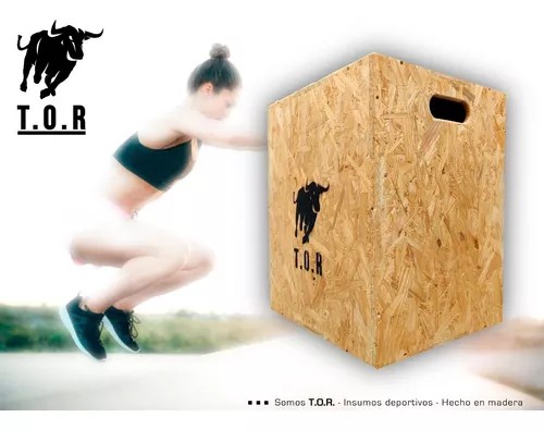 Caja Crossfit Para Salto Box Jump Pliométrico 3 Alturas En 1