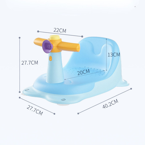 Papu Baby Asiento/silla De Baño Para Bebés, Color Rosa