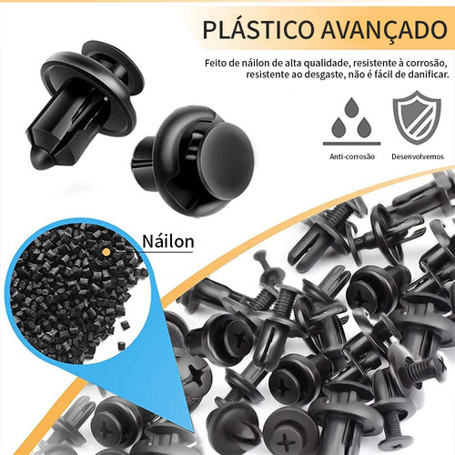 Kit De Grampos Automotivos Staples 925 Peças Com 26 Modelos