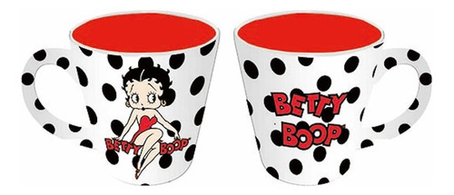 Taza Betty Boop Con Lunares