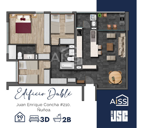 ¡exclusivo Y Moderno Departamento En Ñuñoa!