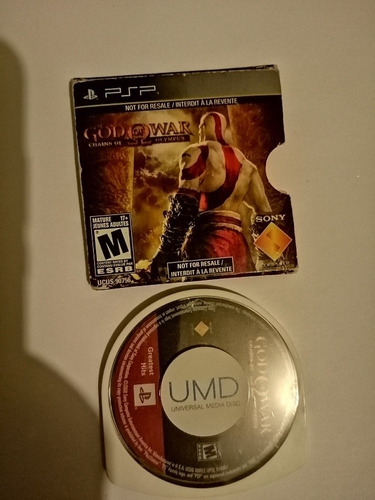 God Of War Chains Of Olympus Not For Resale Rareza Psp