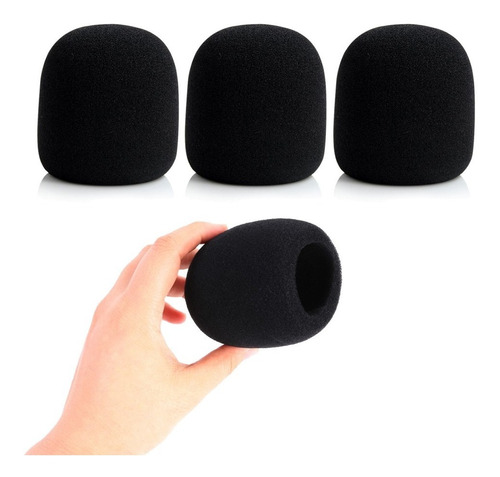 Esponja Para Microfonos Karaoke, Protege Caida Pack De 3