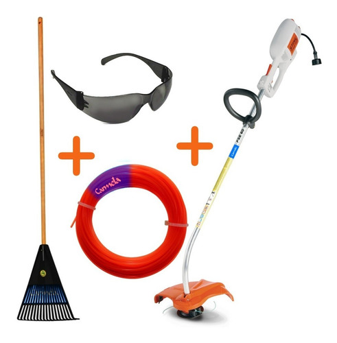 Bordeadora Eléctrica Stihl Fse60 600w + Lentes Escoba Tanza
