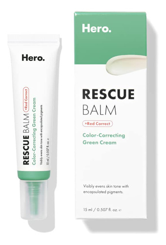 Hero Cosmetics Rescue Balm & Red Correct - Crema De Recupera