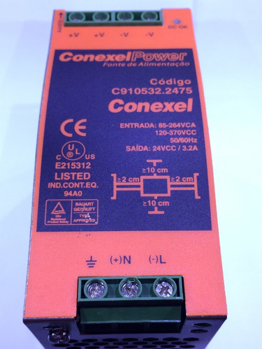 Fonte De Alimentação Conexel Power 24v 3.2a C910532.2475