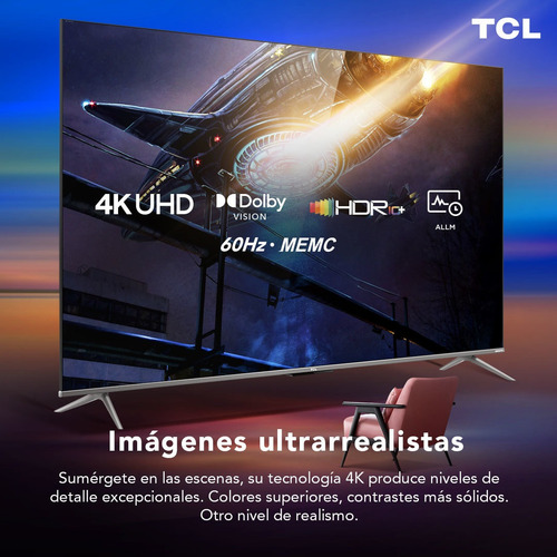 Qled 55 Tcl 55c635 4k Hdr Smart Tv Google Tv