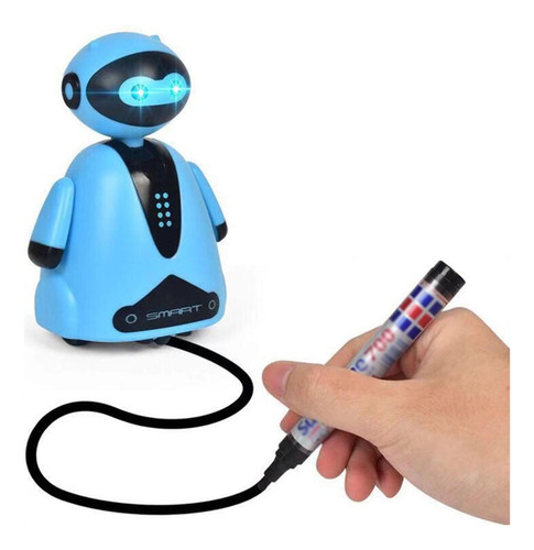 Robot De Inducción Que Sigue Línea, Robot Eléctrico Para