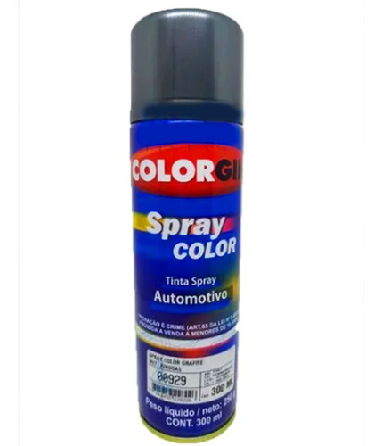 Tinta Automotiva Colorgin Spray Grafite Metalico 300ml