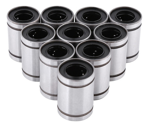 10 Bujes De Rodamiento De Bolas De Movimiento Lineal 12 Mm