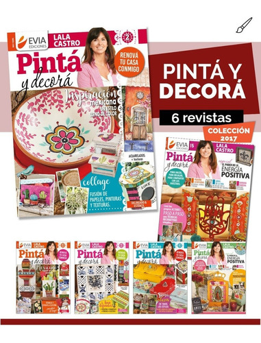 Promopack Pintá Y Decorá Por Lala Castro / Colección 2017 / 