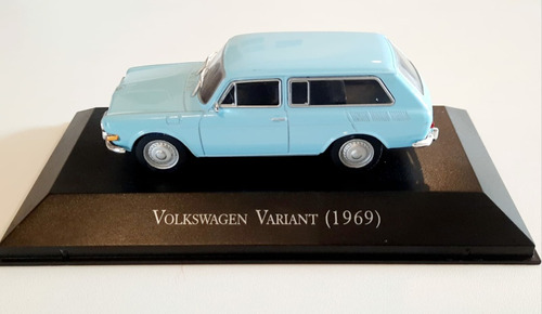 Miniatura Vw Variant 1600 1969 1:43 Carros Inesquecíveis 