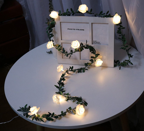 Cadena De Luces Nocturnas W Que Funcionan Con Pilas Para Int
