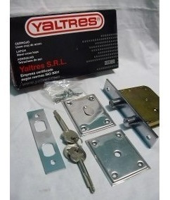 Cerrojo Yaltres De 2 Pernos Con Llave Cruz.