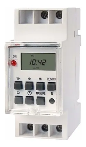comprar Timer Digital Riel Din Reloj Temporizador Programable 3600w