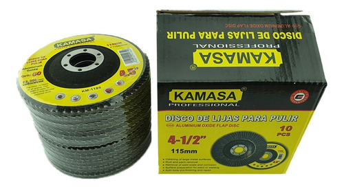 Disco De Lijas Para Pulir 10pcs 40 60 80 100 120 Kamasa